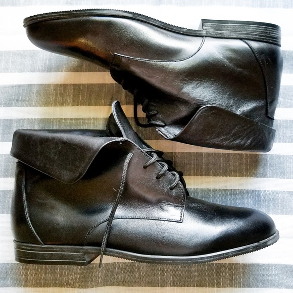 Hunt Club Shoes - Vintage 90's HuntClub Leather Fold-top Boots